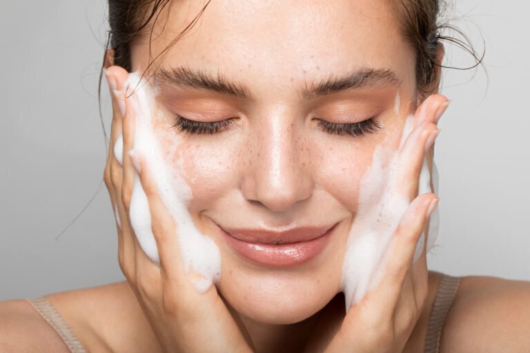 Breast Cancer Survivor cleansing skin