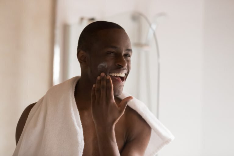 Male skin care routine