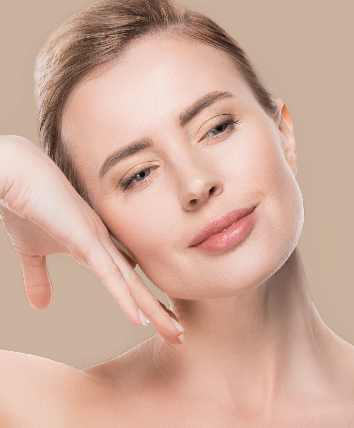 Menlo Park Botox model smiling