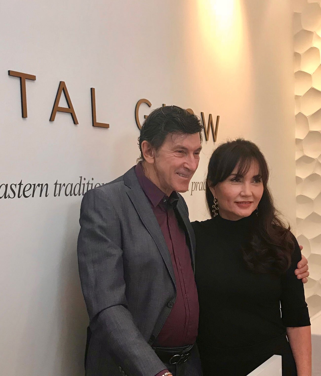 Palo Alto Med Spa founder Terrie Absher with Dr. Des Fernandes