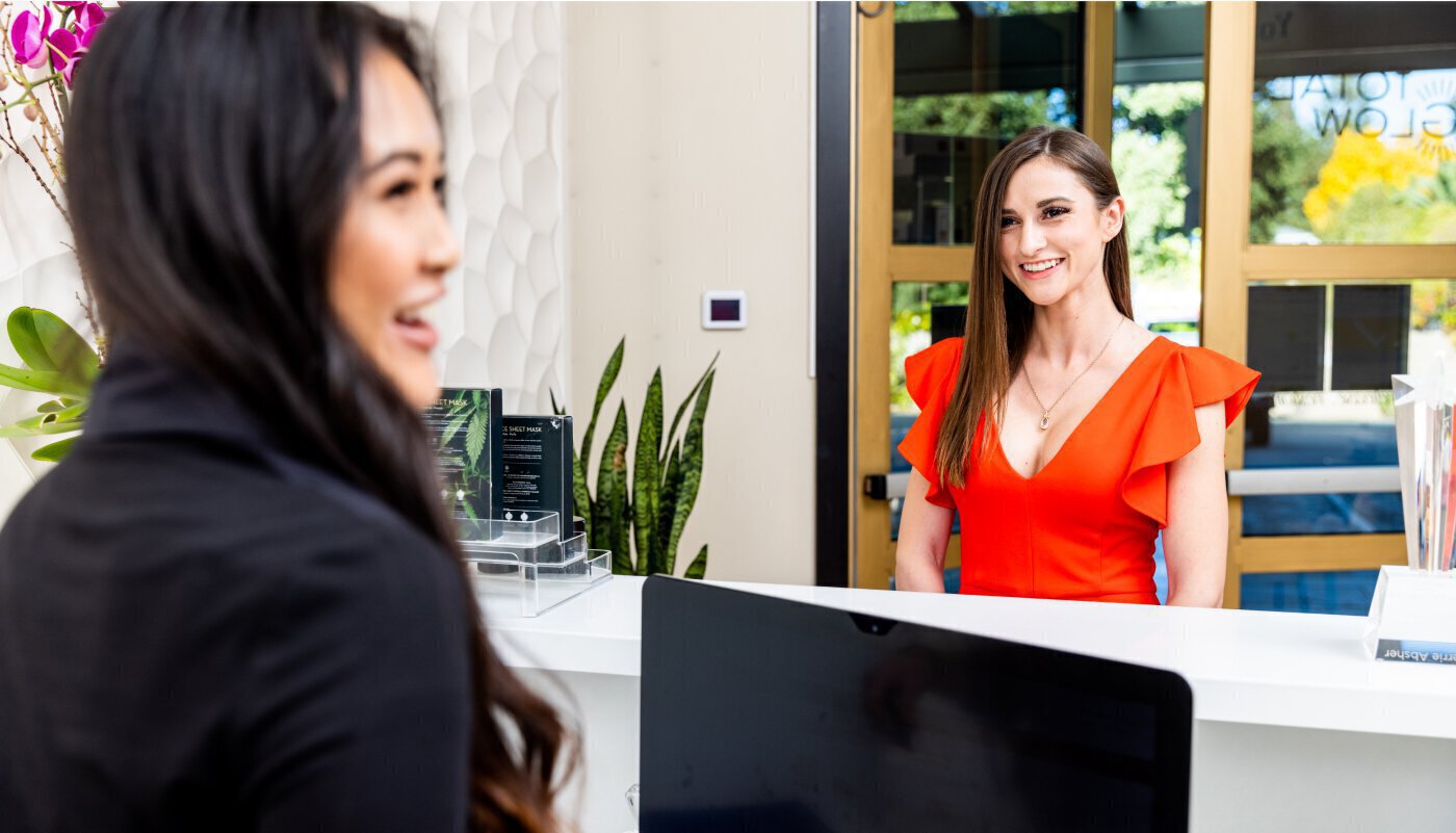 Total Glow Menlo Park Medspa reception