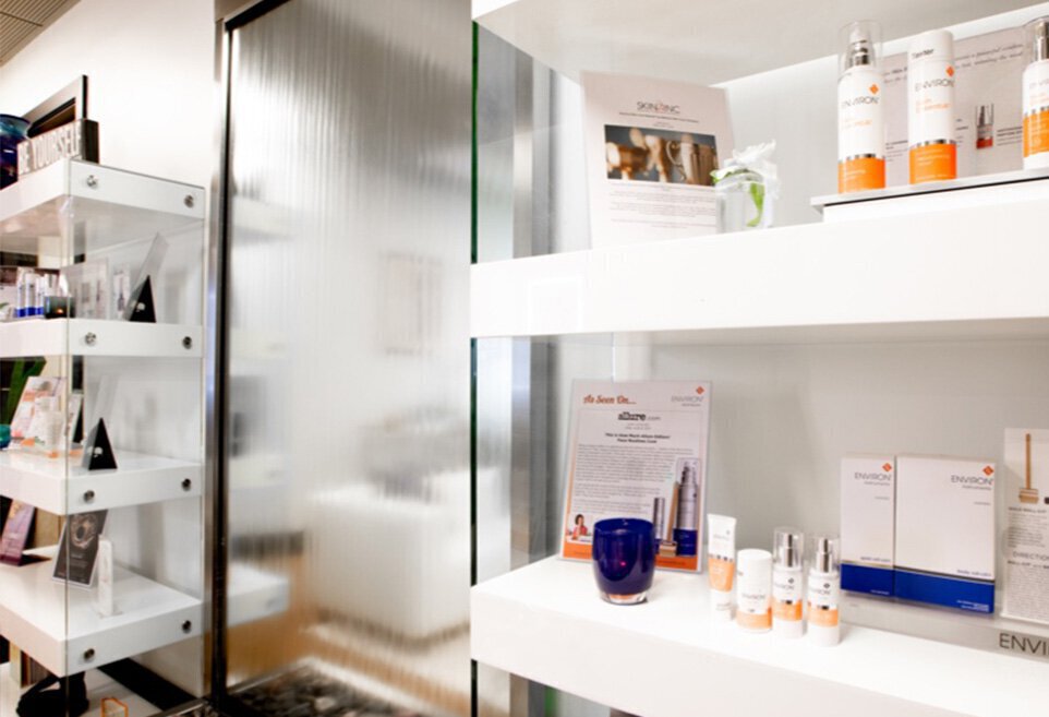 Palo Alto Total Glow skincare supply counter