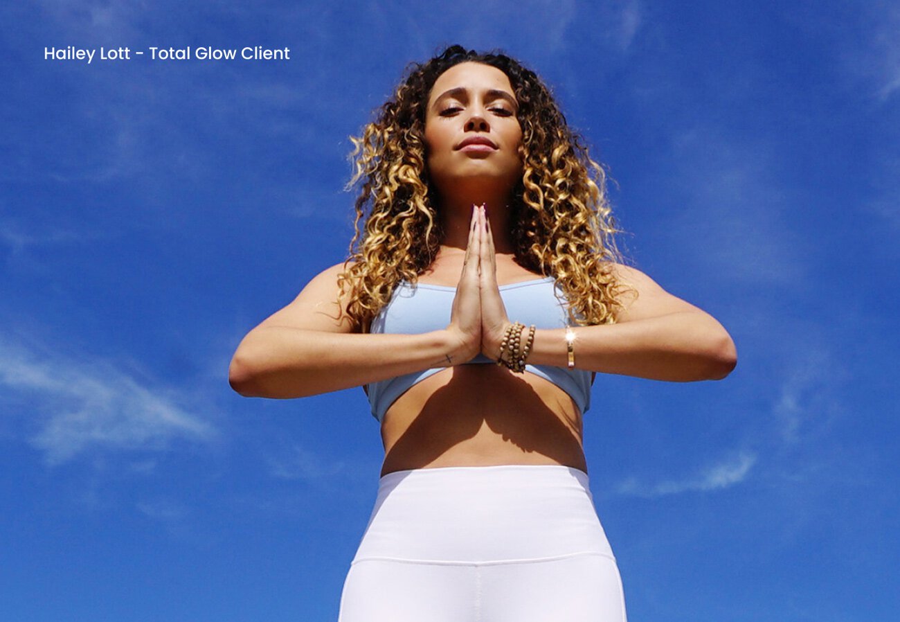 woman meditating