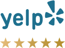 Yelp five stars logo